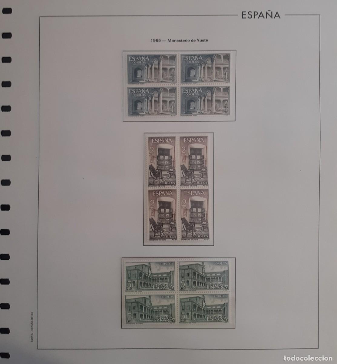 Sellos: Sellos Espa&ntilde;a Bloque 4 a&ntilde;o 1965 Completo - Foto 14