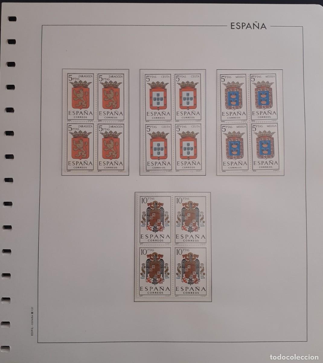 Sellos: Sellos Espa&ntilde;a Bloque 4 a&ntilde;o 1966 Completo - Foto 2