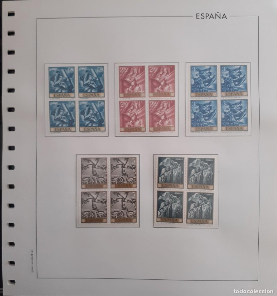Sellos: Sellos Espa&ntilde;a Bloque 4 a&ntilde;o 1966 Completo - Foto 5
