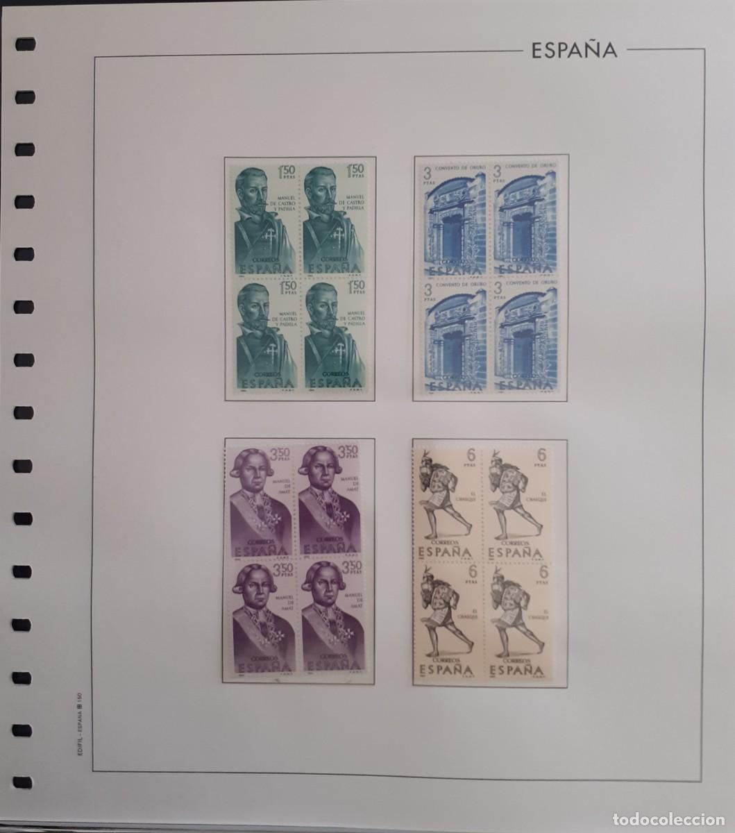 Sellos: Sellos Espa&ntilde;a Bloque 4 a&ntilde;o 1966 Completo - Foto 14