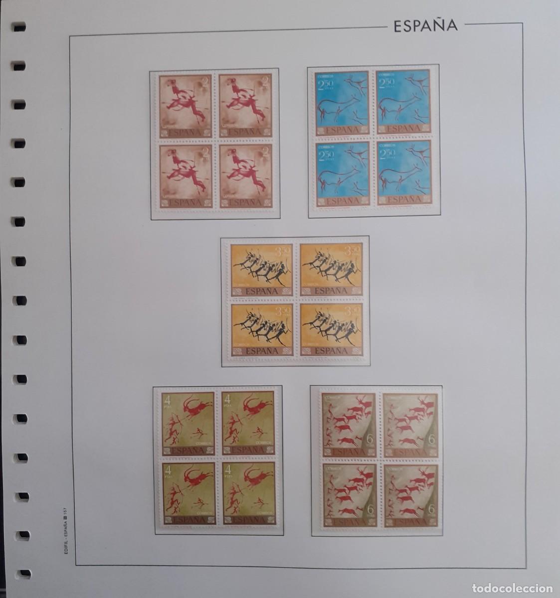 Sellos: Sellos Espa&ntilde;a Bloque 4 a&ntilde;o 1967 Completo - Foto 4