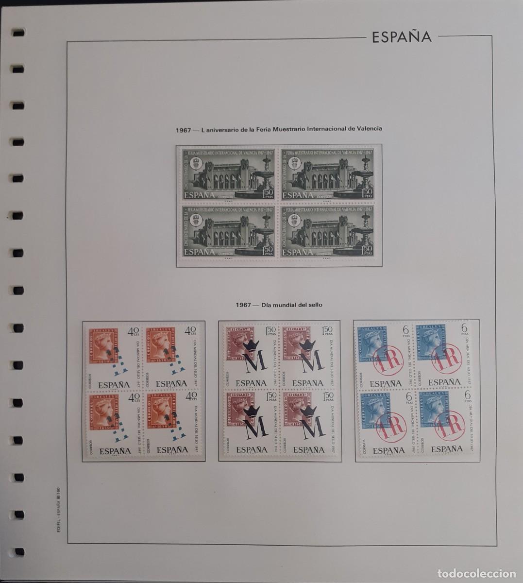 Sellos: Sellos Espa&ntilde;a Bloque 4 a&ntilde;o 1967 Completo - Foto 7