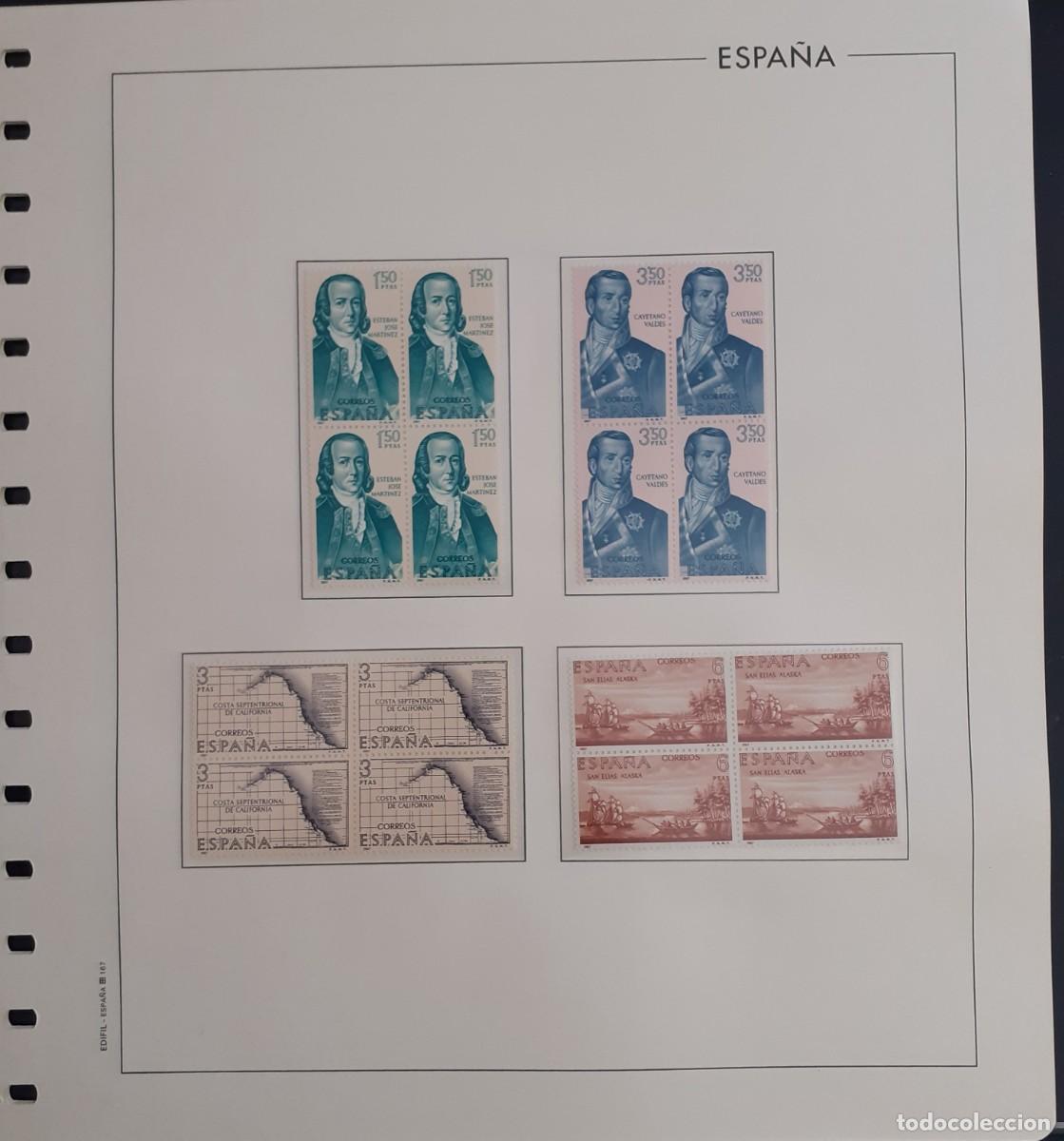 Sellos: Sellos Espa&ntilde;a Bloque 4 a&ntilde;o 1967 Completo - Foto 14