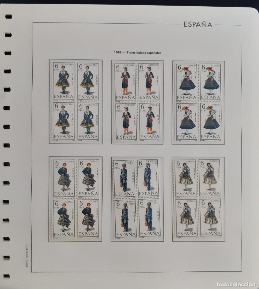 Sellos: Sellos Espa&ntilde;a Bloque 4 a&ntilde;o 1968 Completo - Foto 1