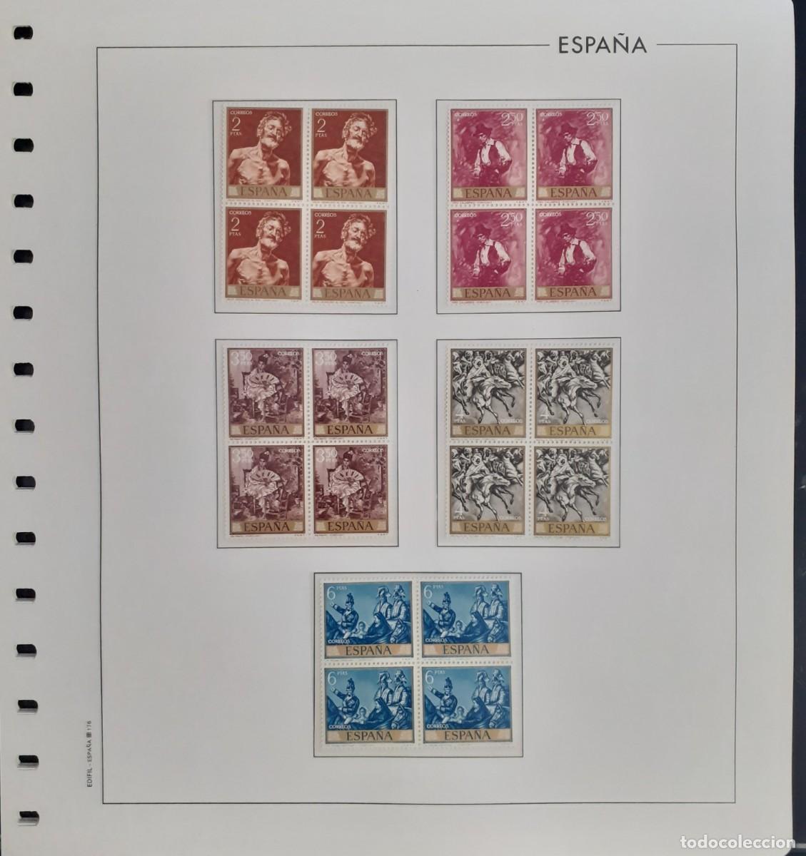 Sellos: Sellos Espa&ntilde;a Bloque 4 a&ntilde;o 1968 Completo - Foto 5