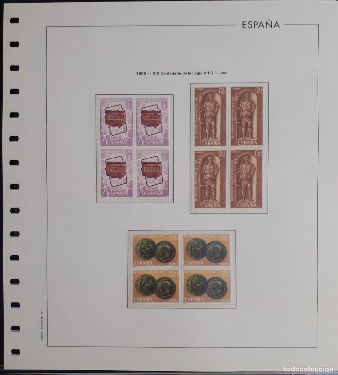 Sellos: Sellos Espa&ntilde;a Bloque 4 a&ntilde;o 1968 Completo - Foto 8