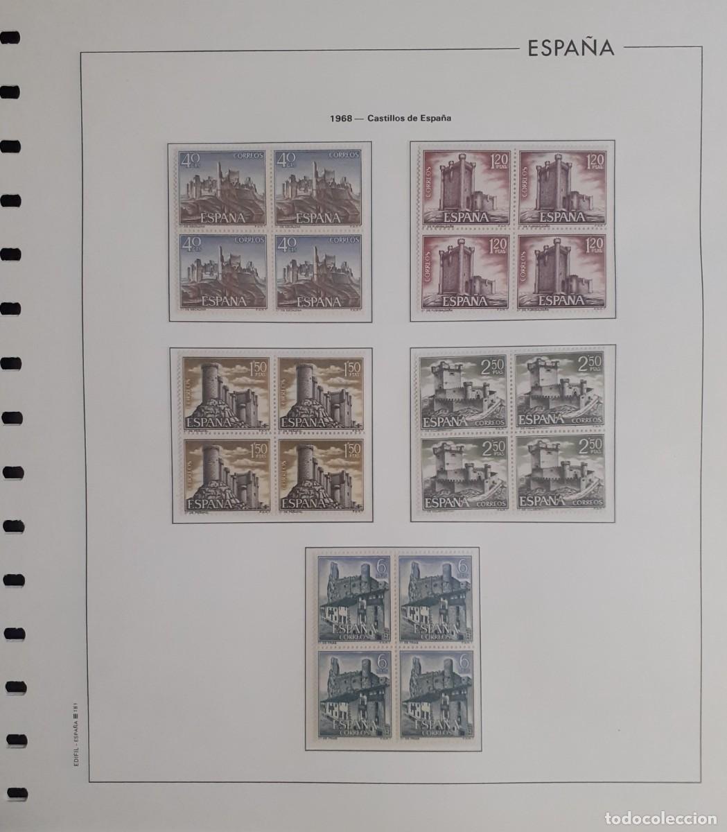 Sellos: Sellos Espa&ntilde;a Bloque 4 a&ntilde;o 1968 Completo - Foto 10