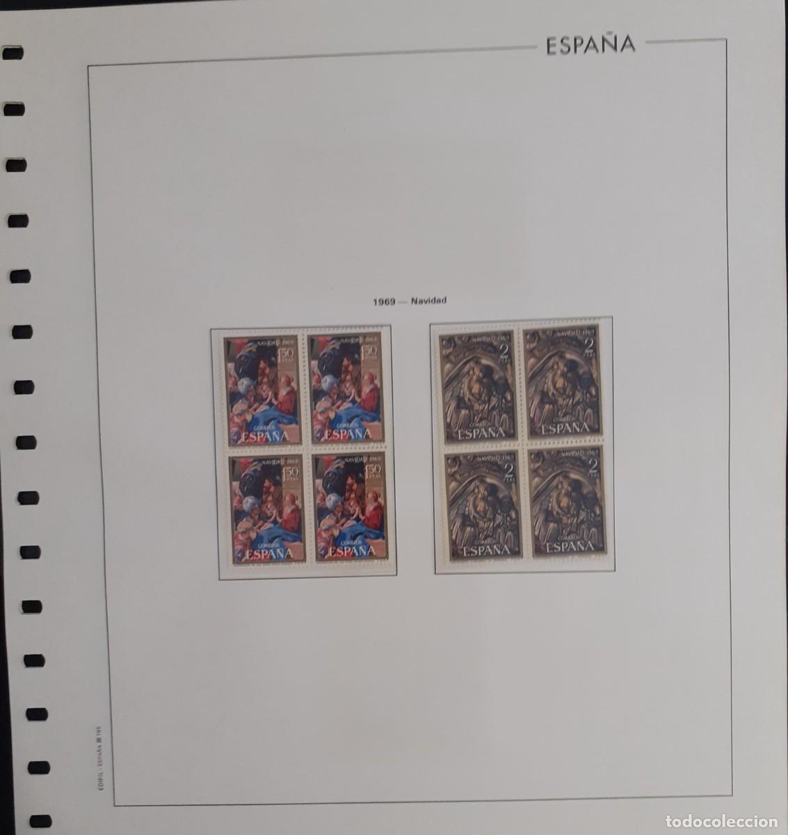 Sellos: Sellos Espa&ntilde;a Bloque 4 a&ntilde;o 1969 Completo - Foto 11