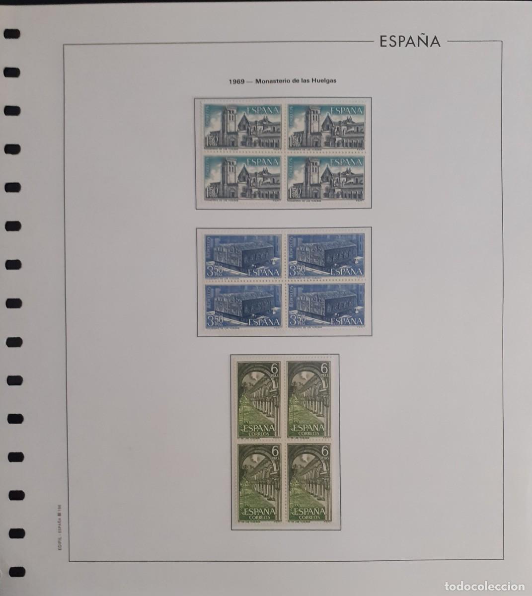 Sellos: Sellos Espa&ntilde;a Bloque 4 a&ntilde;o 1969 Completo - Foto 12