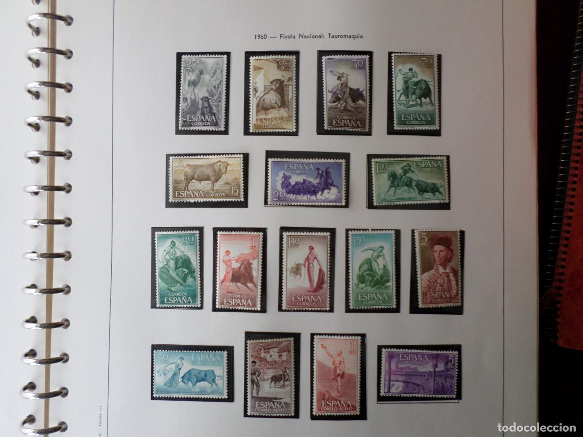 Sellos: 1960, fiesta nacional, tauromaquia, edifil 1254/69