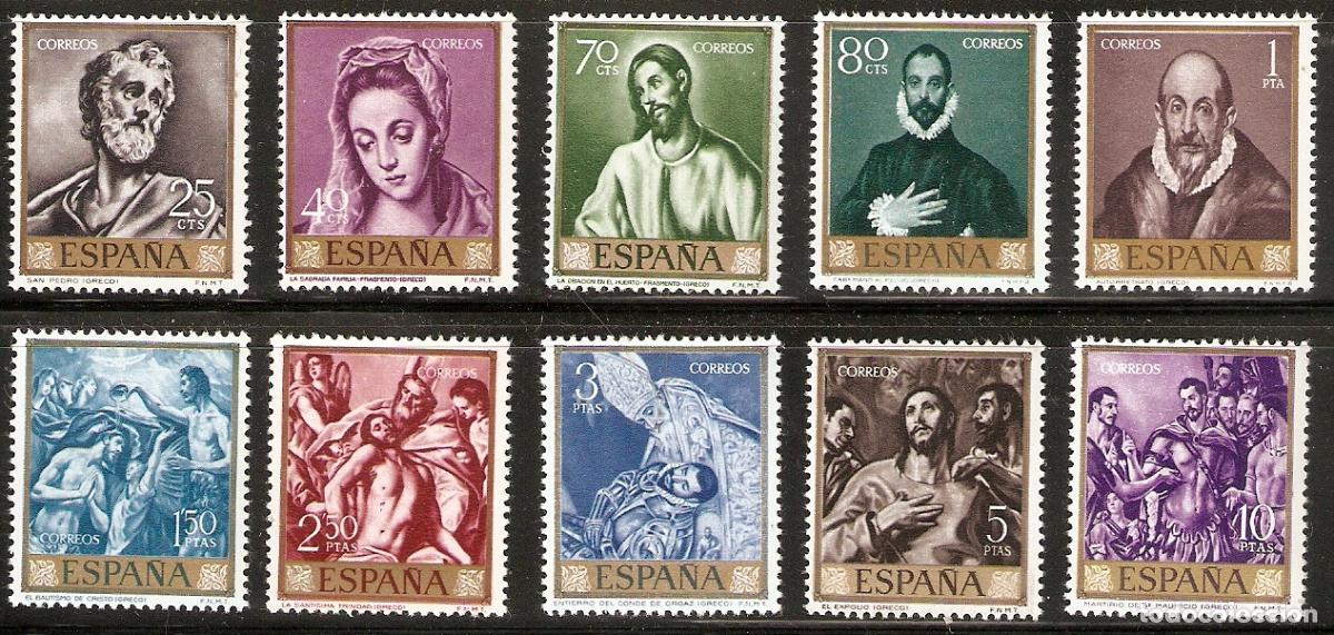 Sellos: 1961 EL GRECO EDIFIL 1330/9* - Foto 1