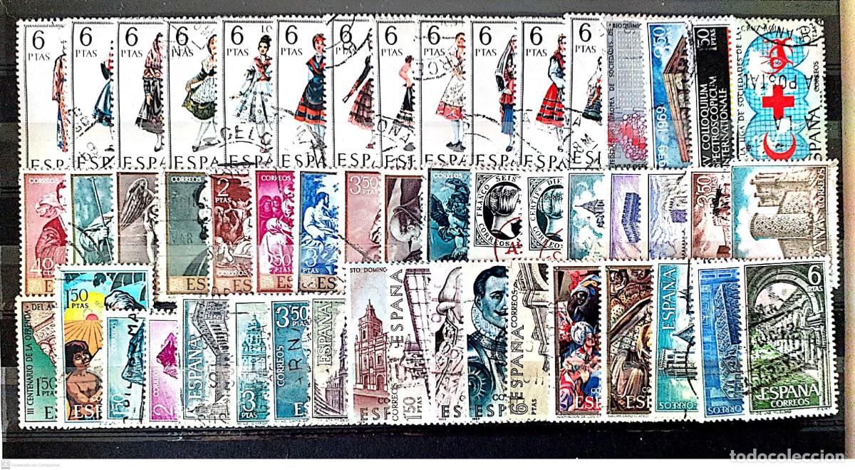 Sellos: ESPA&Ntilde;A A&ntilde;o 1969 usado COMPLETO - Foto 1