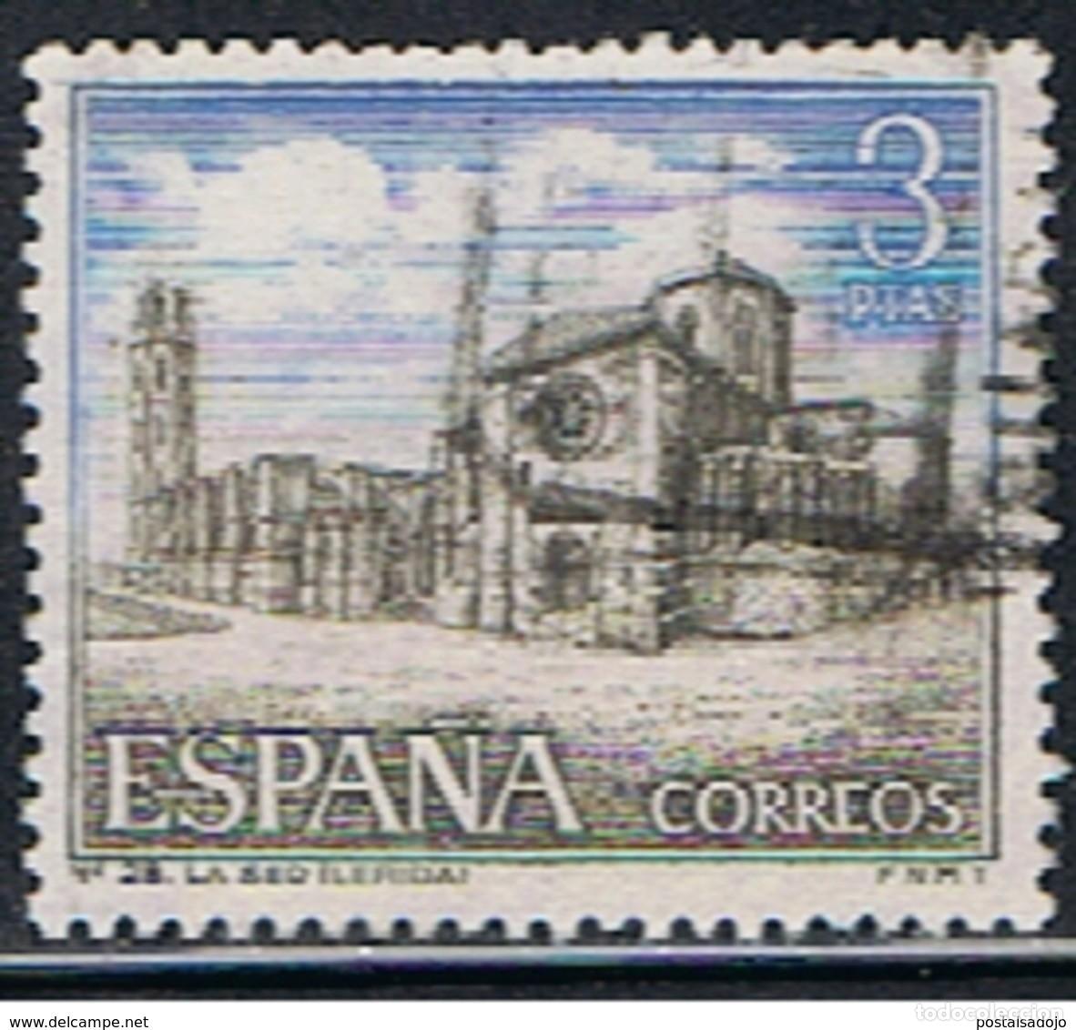 Sellos: ESPA&Ntilde;A // EDIFIL 1734 // 1966 .... USADO - Foto 1
