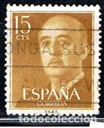 Sellos: ESPA&Ntilde;A // EDIFIL 1144 // 1955-56 .... USADO - Foto 1