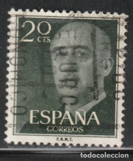 Sellos: ESPA&Ntilde;A // EDIFIL 1145 // 1955-58 .... USADO - Foto 1