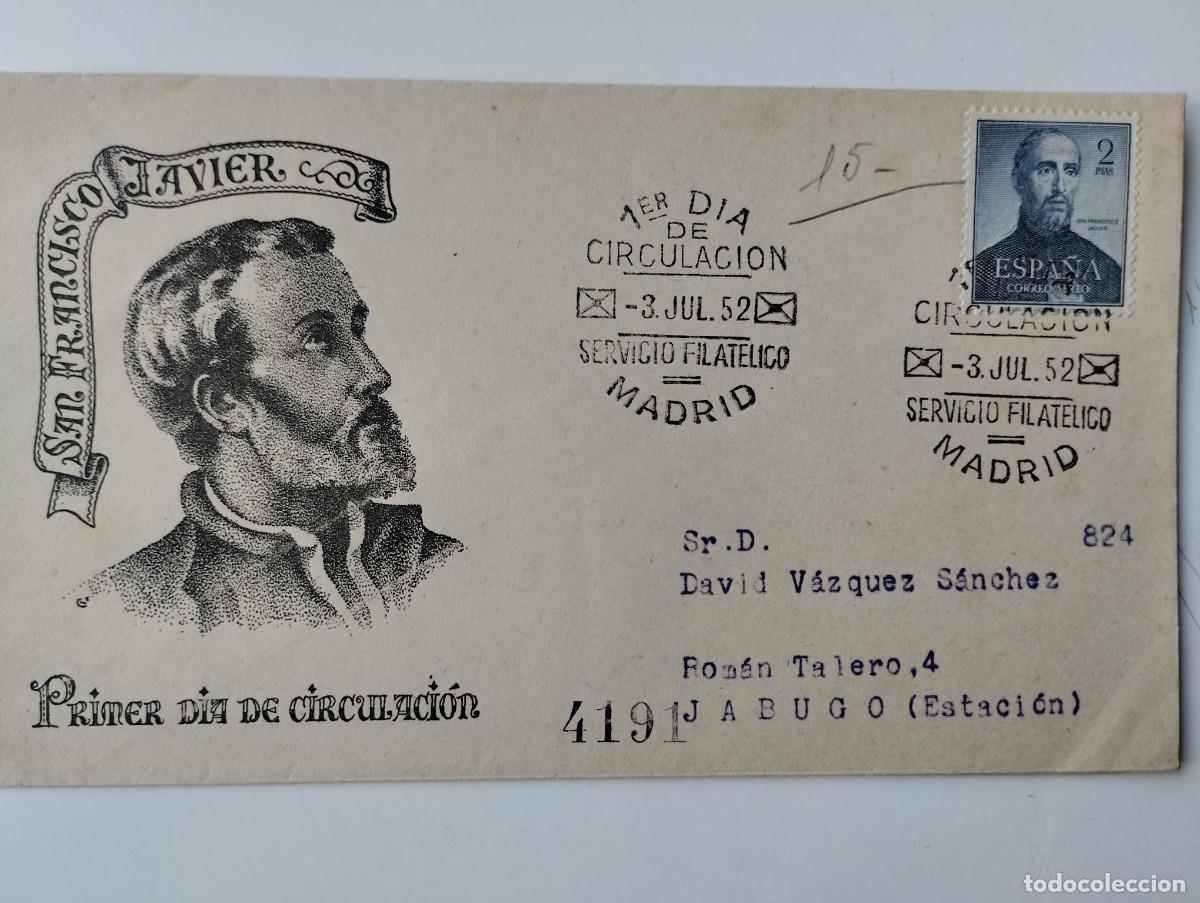 Sellos: SPD Francisco Javier Edifil 1118 del a&ntilde;o 1952 - Foto 1