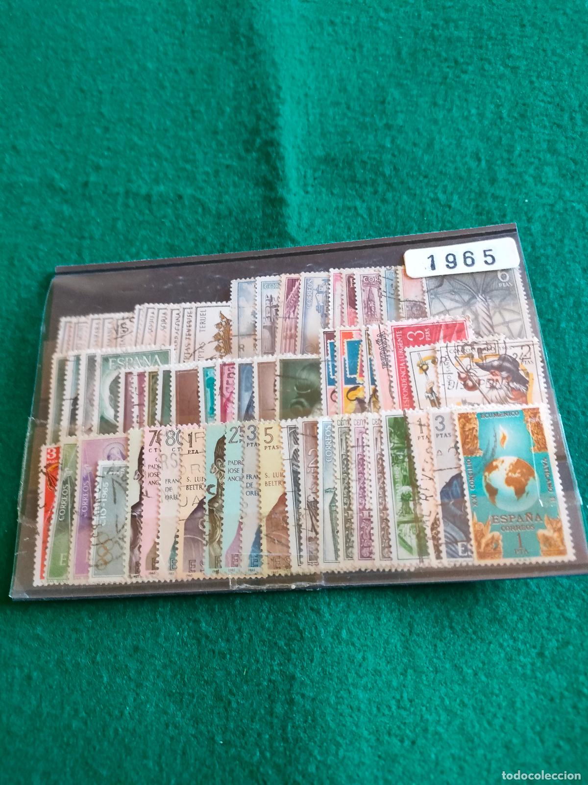 Stamps: A&Ntilde;O 1965 EN USADO