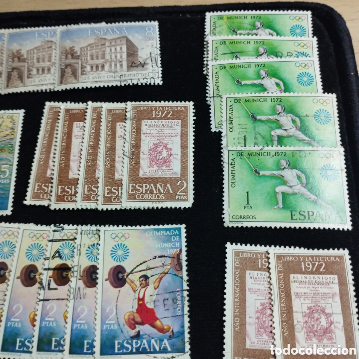 Sellos: Lote de sellos de Espa&ntilde;a. 1972. Usados. - Foto 3