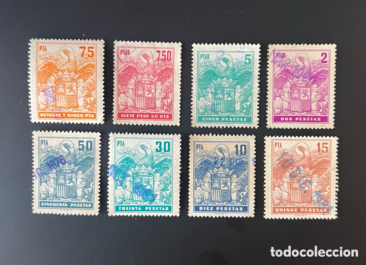 Timbres: Lote . Fiscales para P&oacute;liza