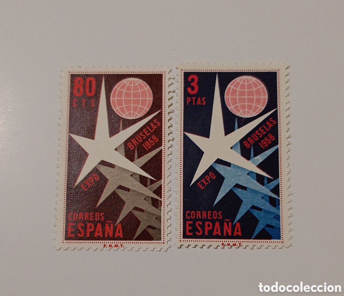 Sellos: Espa&ntilde;a 1958 Expo bruselas - Foto 1