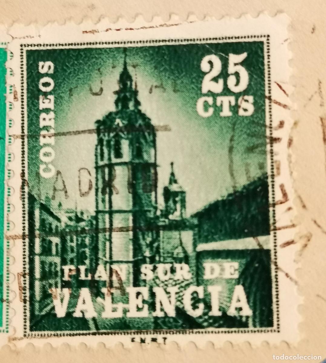 Sellos: USADO 1966 - VALENCIA Plan Sur ( El Miguelete ) - 25 cent - Edifil 4 - Foto 1