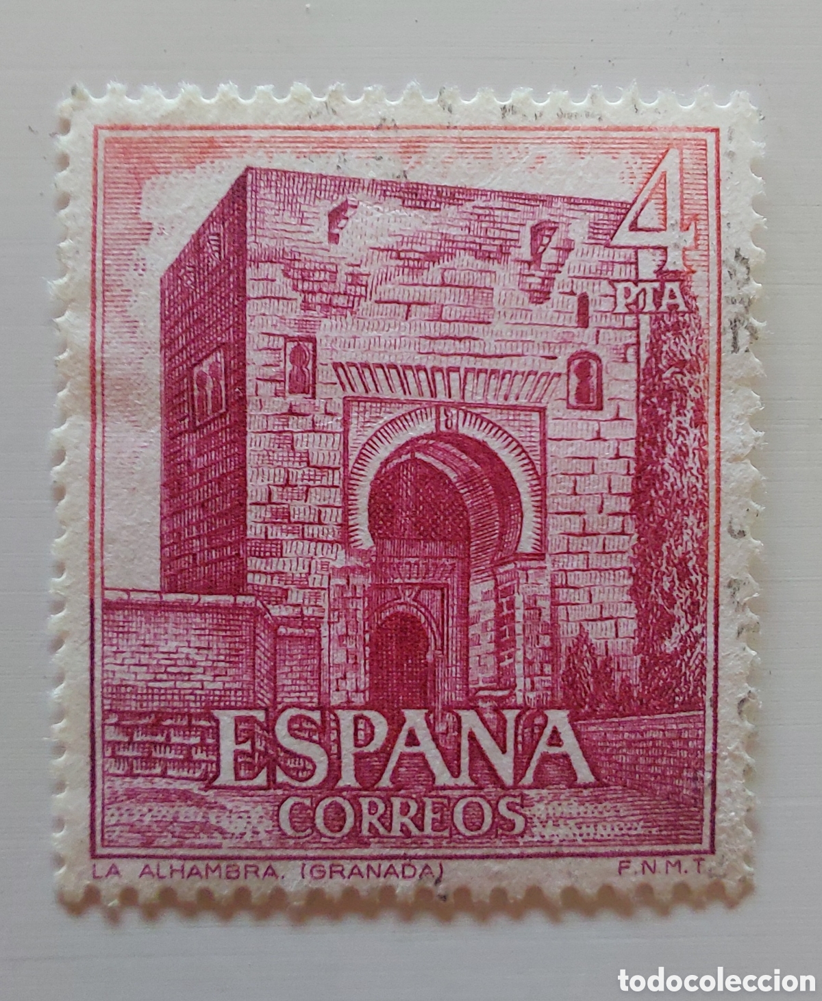 Sellos: ESPA&Ntilde;A sello alhambra 1975 - Foto 1