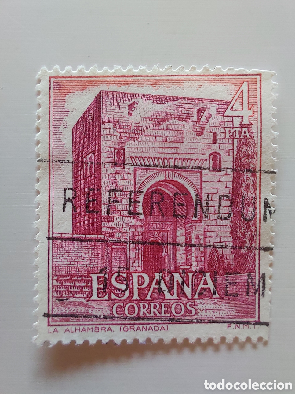 Sellos: ESPA&Ntilde;A sello alhambra 1975 - Foto 1
