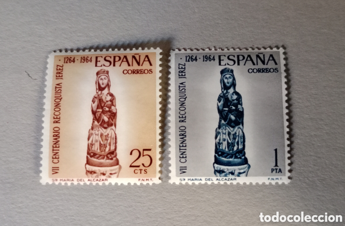 Sellos: Espa&ntilde;a 1964 centenario - Foto 1