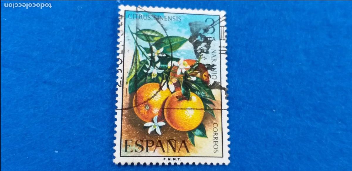 Sellos: USADO. A&Ntilde;O 1975. EDIFIL 2256. FLORA. NARANJO. - Foto 1