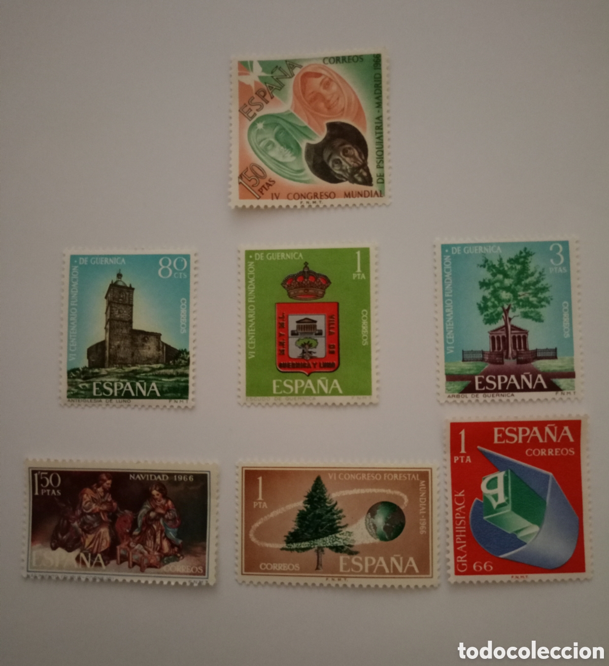 Sellos: Espa&ntilde;a 1966 Varias series - Foto 1