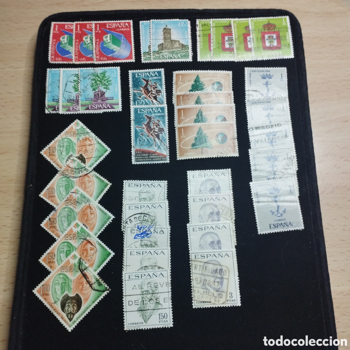 Sellos: Lote de sellos Espa&ntilde;a 1966. Usados. - Foto 1