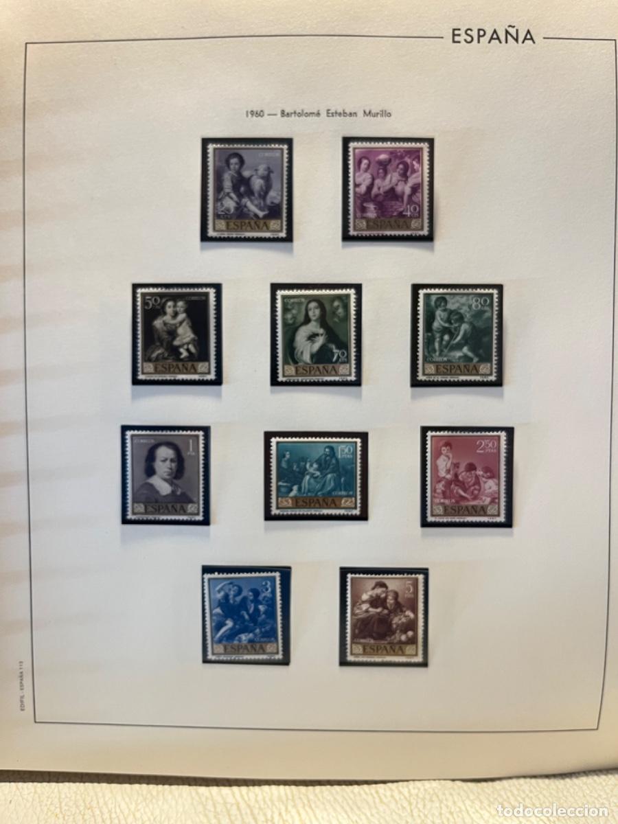 Sellos: HOJA EDIFIL SELLOS 1960 BARTOLOM&Eacute; ESTEBAN MURILLO - Foto 1