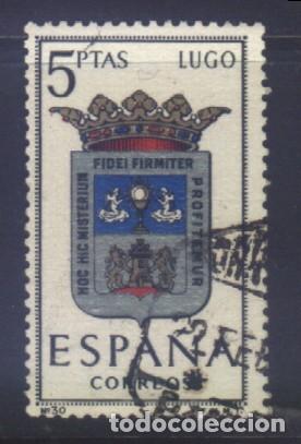 Sellos: S-10069- ESPA&Ntilde;A 1965. ESCUDO LUGO. - Foto 1