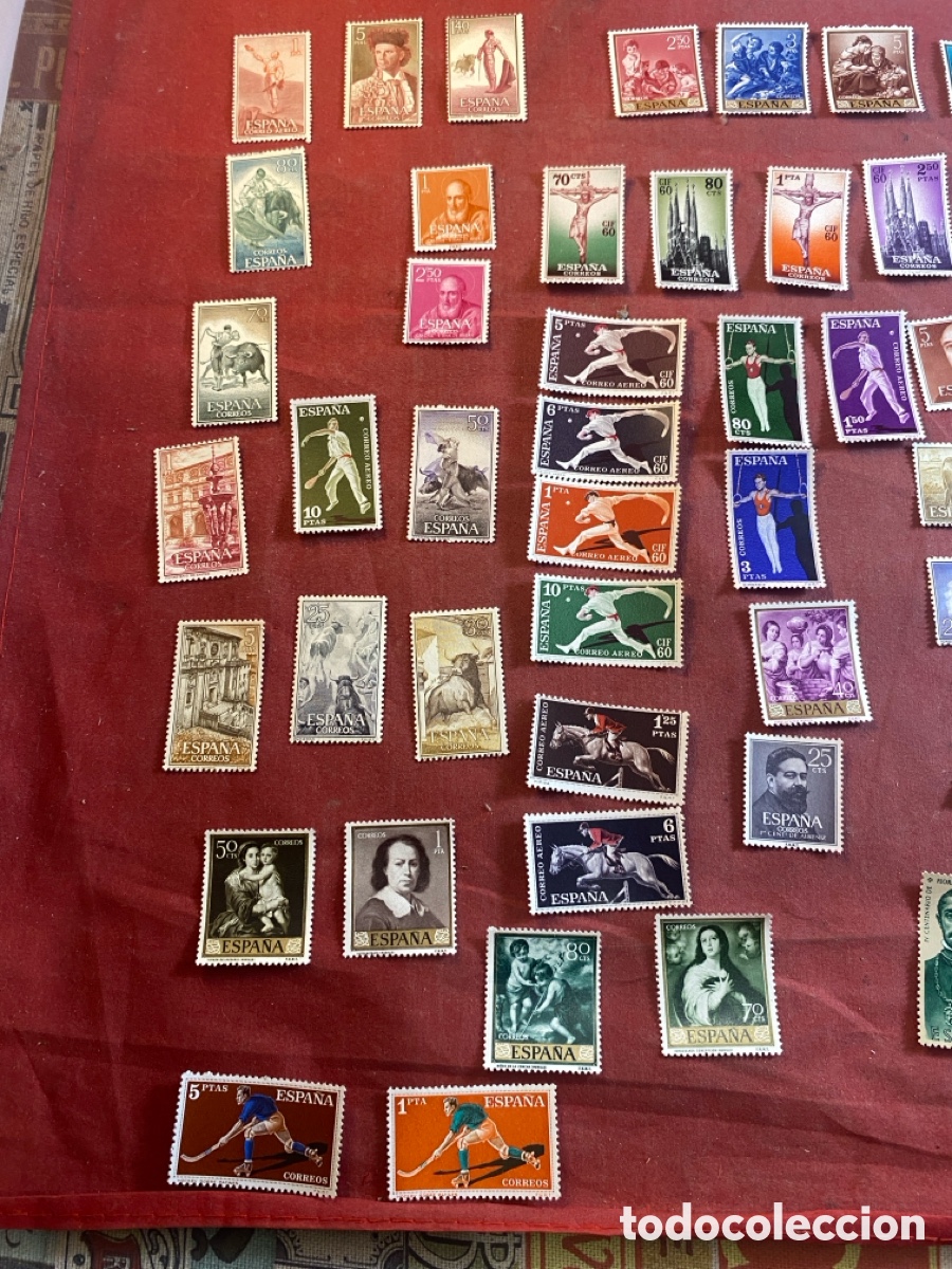 Sellos: Lote de sellos Espa&ntilde;a a&ntilde;o 1960 - Foto 2