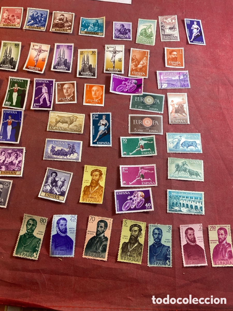 Sellos: Lote de sellos Espa&ntilde;a a&ntilde;o 1960 - Foto 4