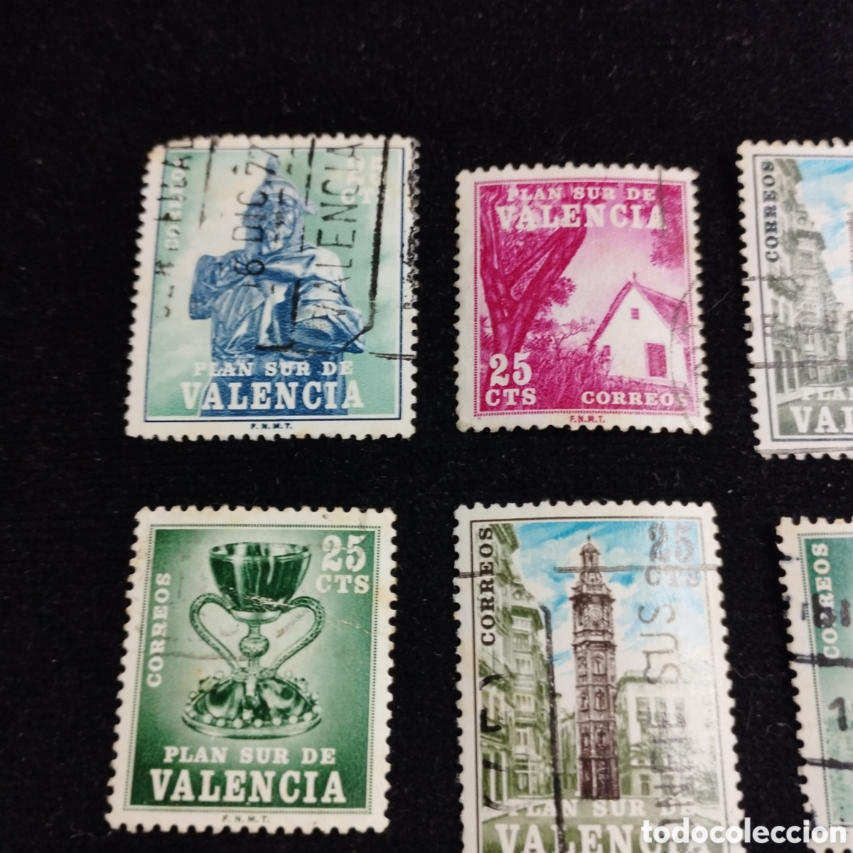 Sellos: Lote de sellos Espa&ntilde;a. Plan Sur Valencia . usados - Foto 2