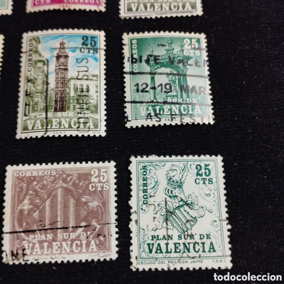 Sellos: Lote de sellos Espa&ntilde;a. Plan Sur Valencia . usados - Foto 5
