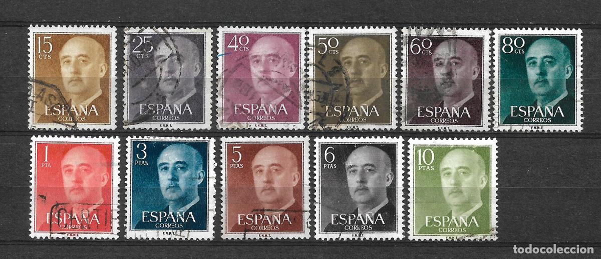 Sellos: espa&ntilde;a 11 sellos usado - 19-61 - Foto 1