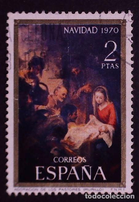 Sellos: Espa&ntilde;a A&ntilde;o 1970 Edifil 2003 Navidad. Usados. - Foto 1
