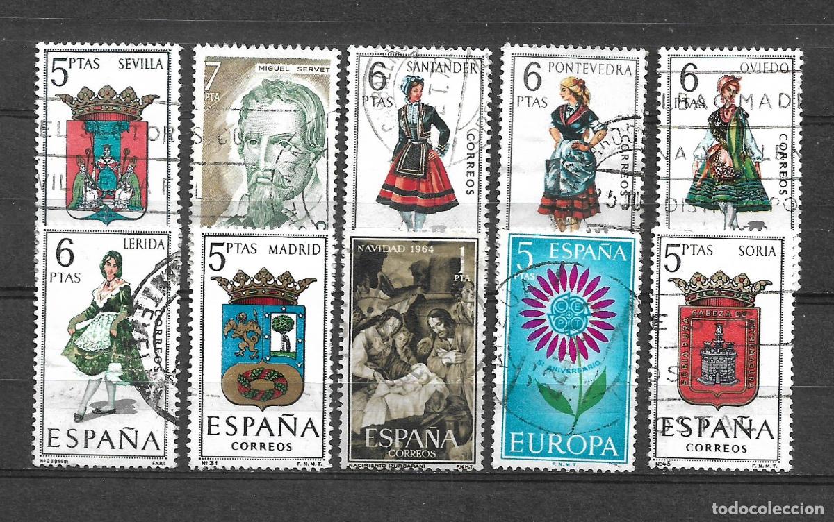 Sellos: espa&ntilde;a 10 sellos usados - 20-8 - Foto 1