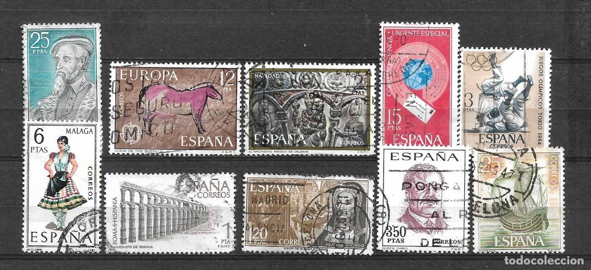 Sellos: espa&ntilde;a 10 sellos usados - 20-8 - Foto 1