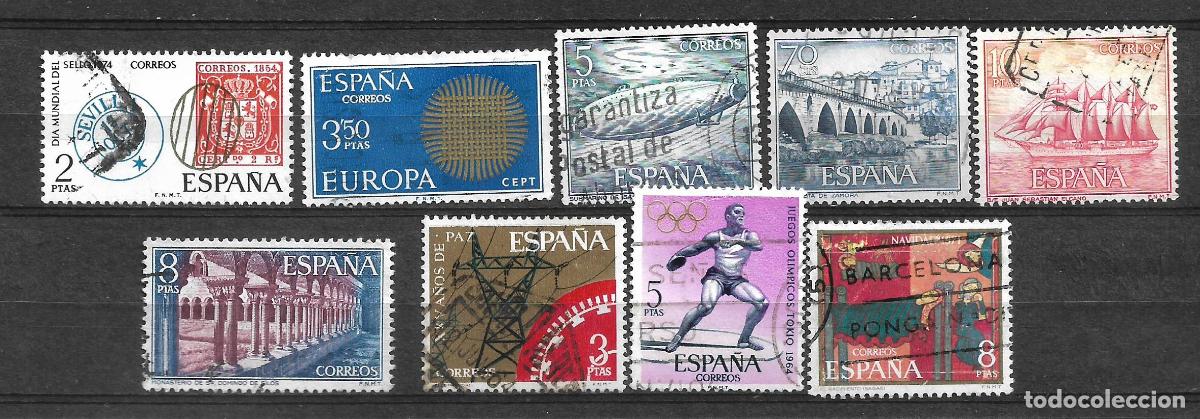 Sellos: espa&ntilde;a 9 sellos usados - 20-8 - Foto 1