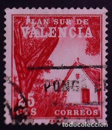 Sellos: Espa&ntilde;a Plan Sur Valencia N&ordm; 3 Usados. - Foto 1