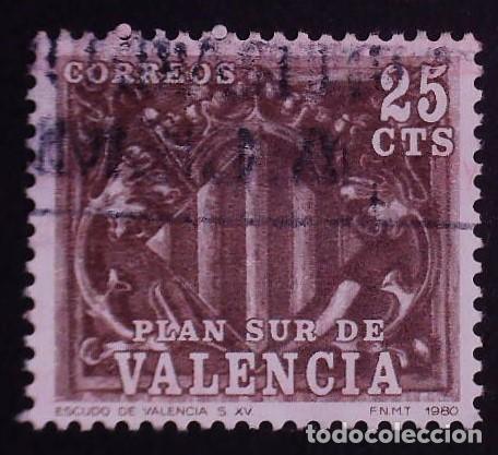 Sellos: Espa&ntilde;a. Plan Sur Valencia N&ordm; 10. Usados. - Foto 1
