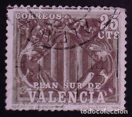 Sellos: Espa&ntilde;a. Plan Sur Valencia. N&ordm; 10. Usados. - Foto 1