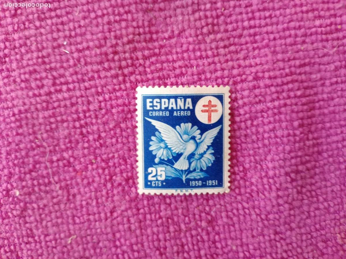 Stamps: EDIFIL 1087 - A&Ntilde;O 1950 - 25 C&Eacute;NTIMOS - DE LA SERIE: PRO TUBERCULOSOS - CON GOMA