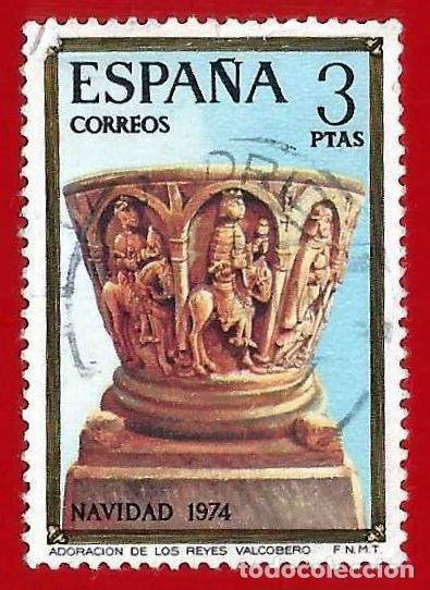 Sellos: Espa&ntilde;a. 1974. Edifil # 2218. Navidad. - Foto 1