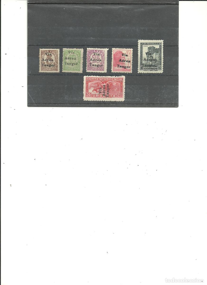 Stamps: Antiguas Colonias -Marruecos-Tanger-A&eacute;reos sobrecargas sellos nuevos(seg&uacute;n foto)