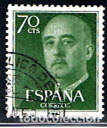 Sellos: ESPA&Ntilde;A // EDIFIL 1151 // 1955-56 .... USADO - Foto 1
