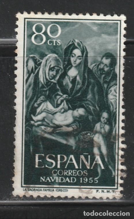 Sellos: ESPA&Ntilde;A // EDIFIL 1184 // 1955 .... USADO - NAVIDAD - Foto 1